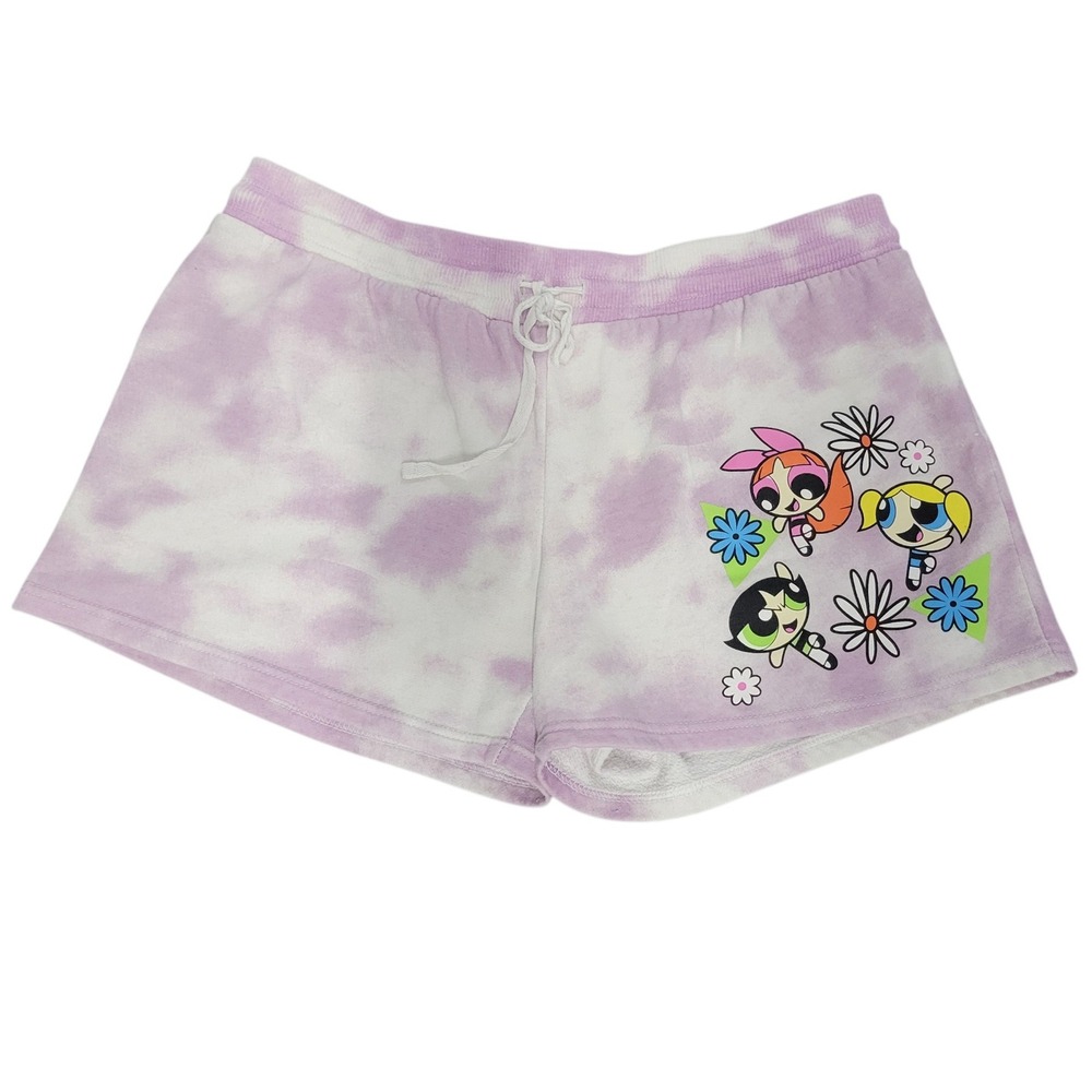 The Powerpuff Girls XXL Cartoon‎ Network Tie Dye Lounge Shorts  HG6489